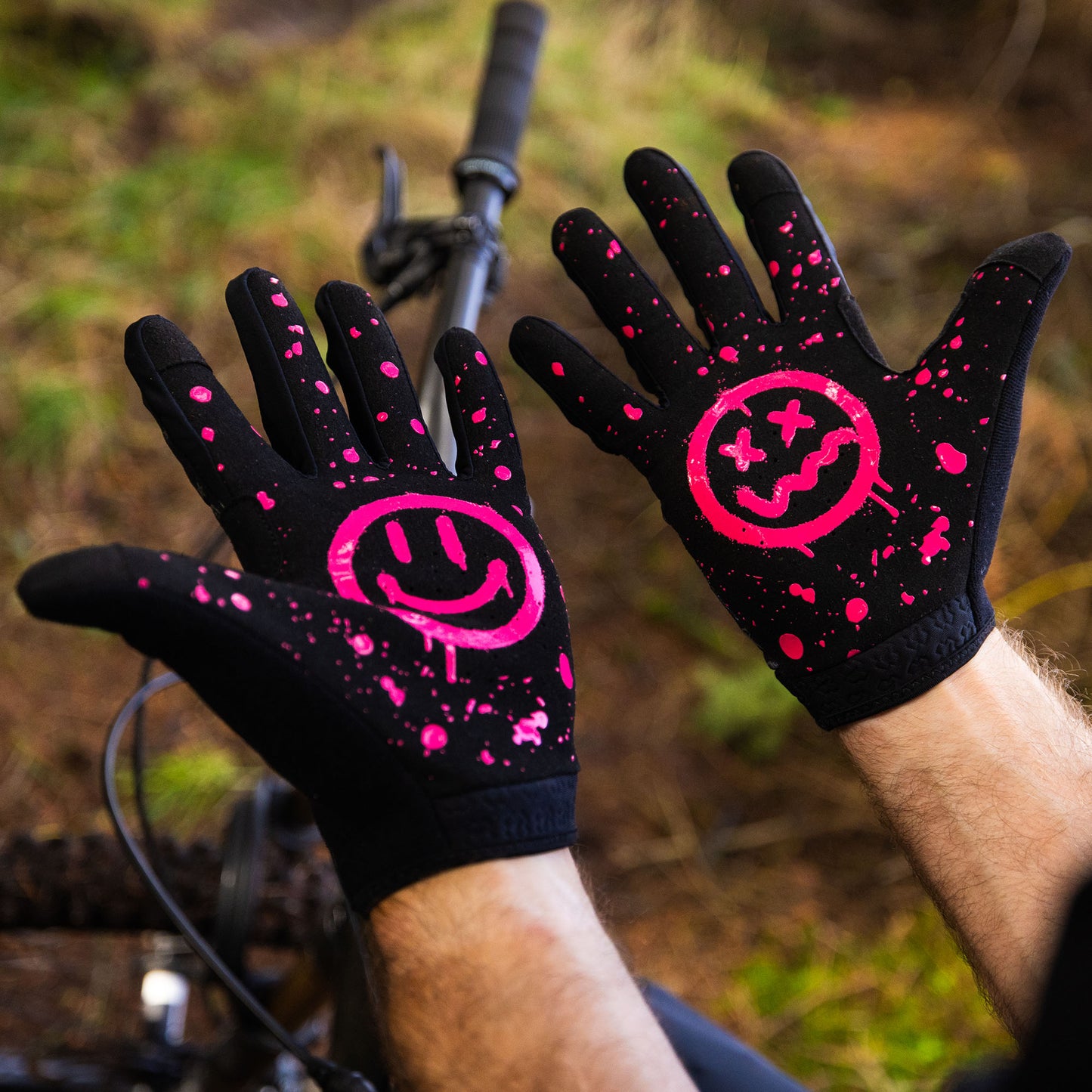 Muc-Off Rider Gloves - PUNK Size XL -MTB - BMX- Moto - Bike Free Del