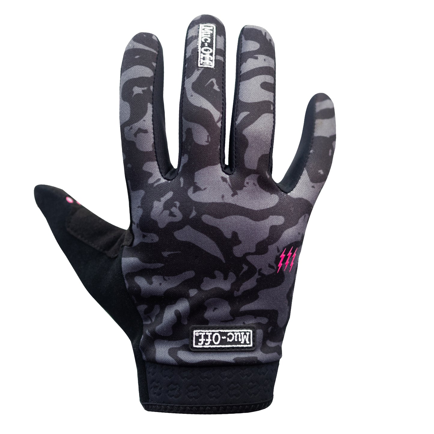 Muc-Off Rider Gloves - GREY CAMO Size XL -MTB - BMX - Moto - Bike Free Del