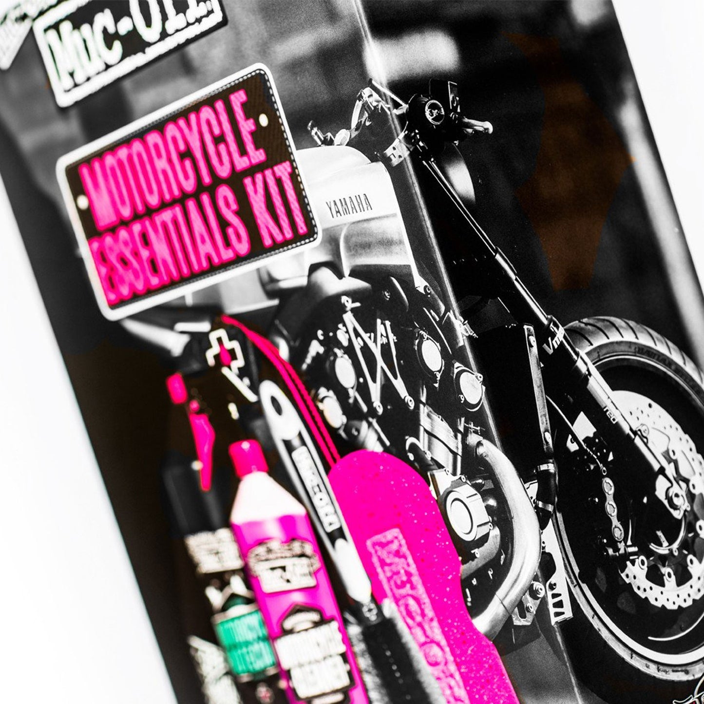 Muc-Off Motorcycle Essentials Cleaning and Protection Kit Free Del