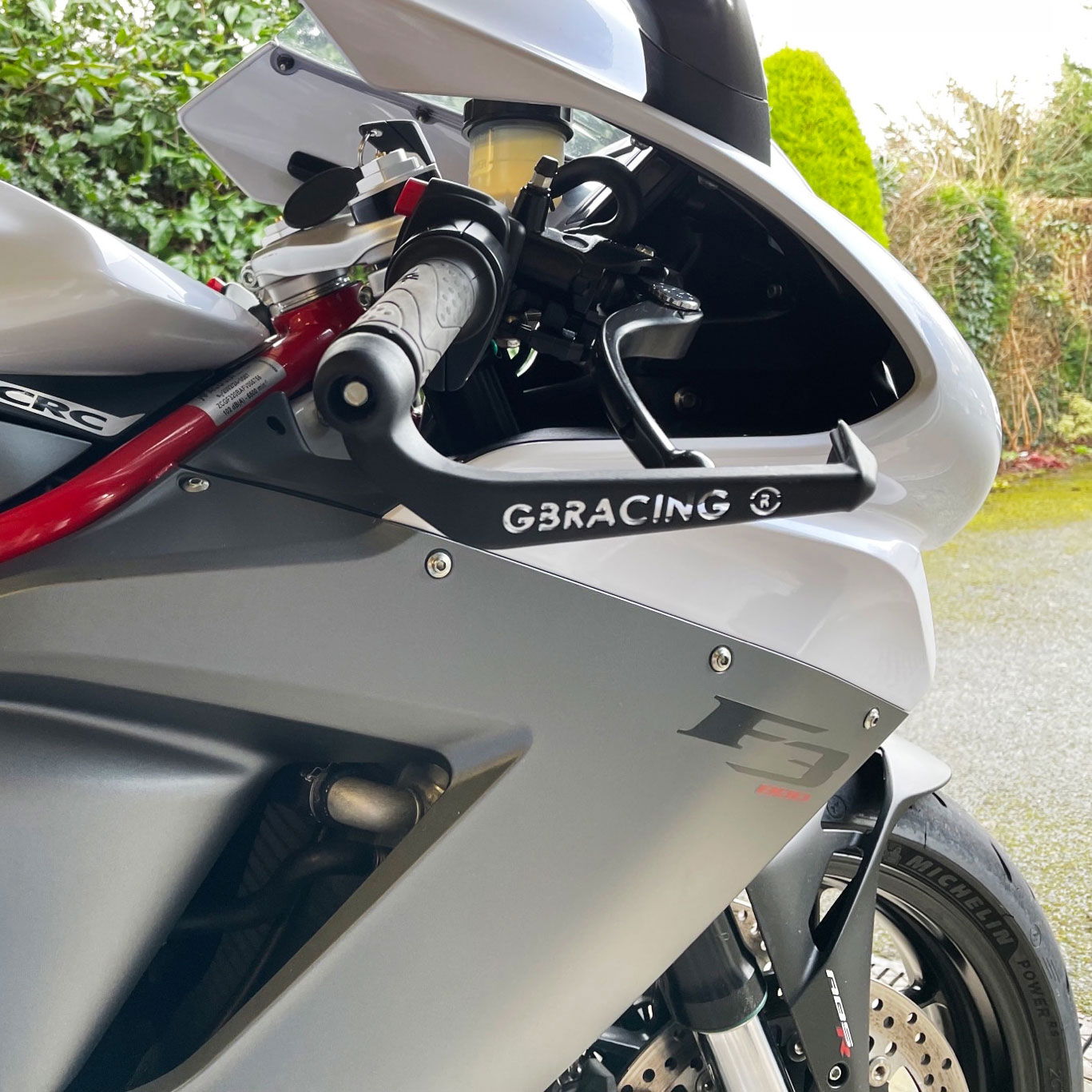 Brake Lever Guard For Aftermarket Bars with 18mm insert