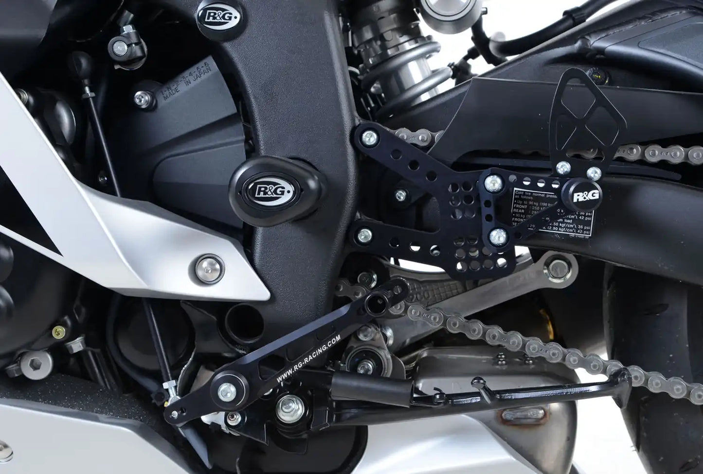 Adjustable Rearsets for Yamaha YZF-R6 ('2006-2016)