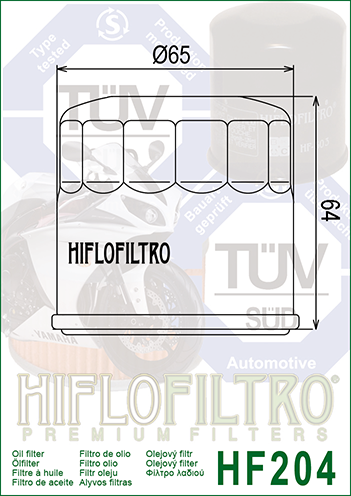 Hiflow HF204 Oil Filter
