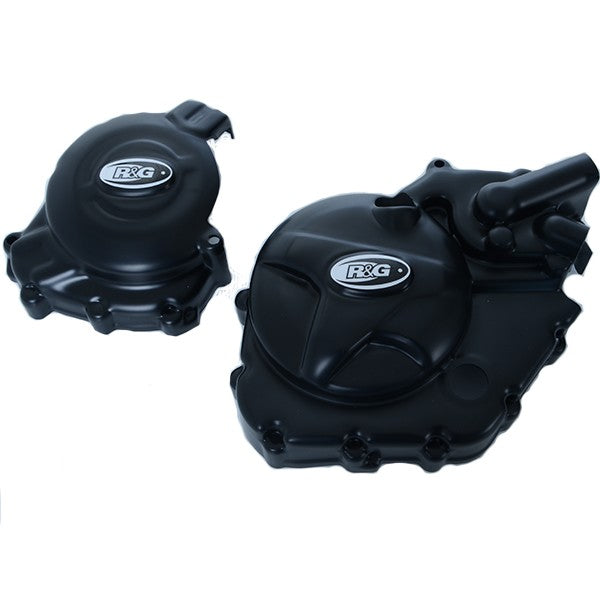 R&G Engine Case Cover Kit (2pc) (RHS + LHS) Suzuki SV650X 2018 - 2023
