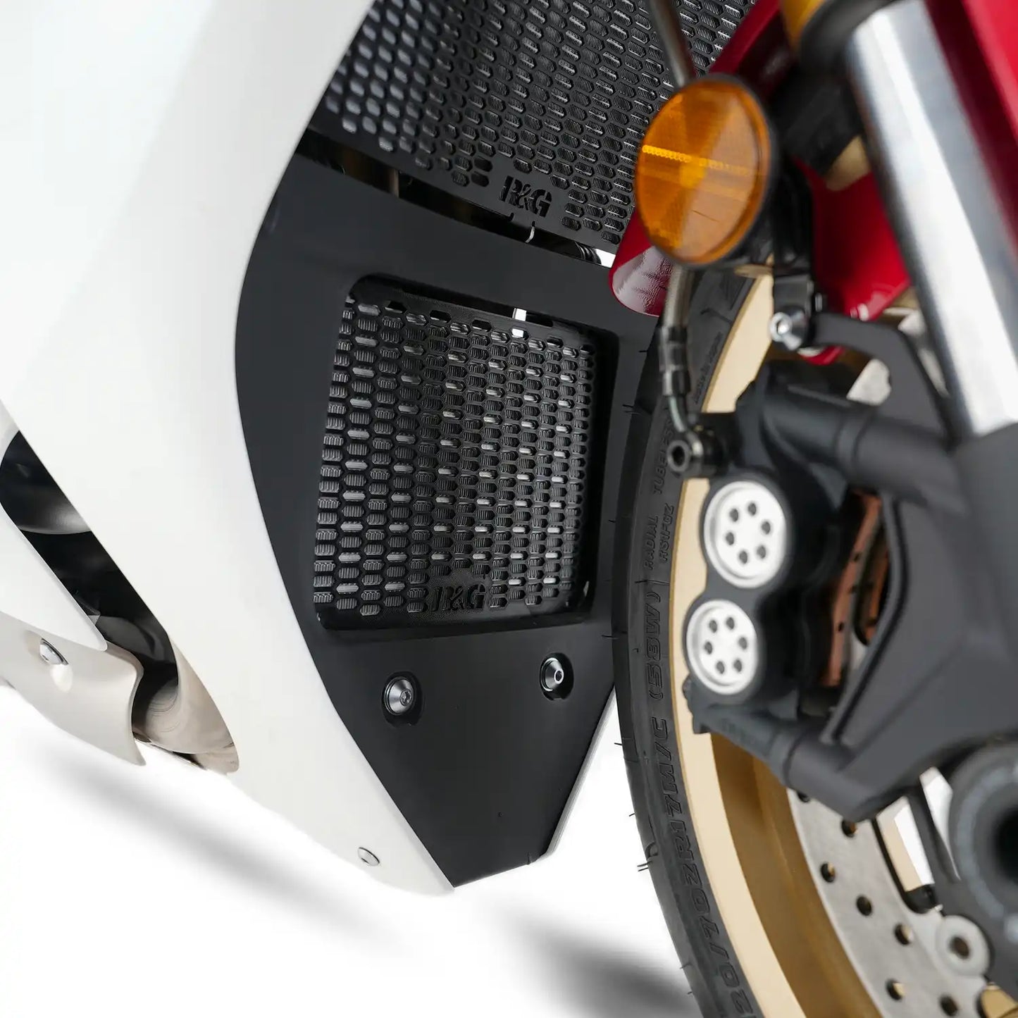 R&G Racing PRO Oil Cooler Guard for Yamaha YZF-R1 '15- Black