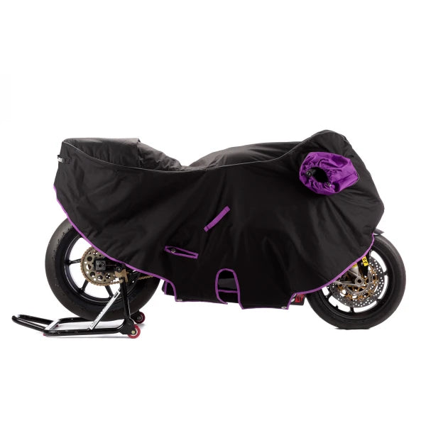 Bike Blanket Black-Purple