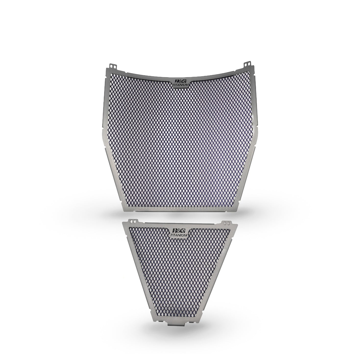 Racing Titanium Radiator Guard and Oil Cooler Guard Kit for Ducati Panigale V4, V4S and Speciale V4 ’20- Models Titanium