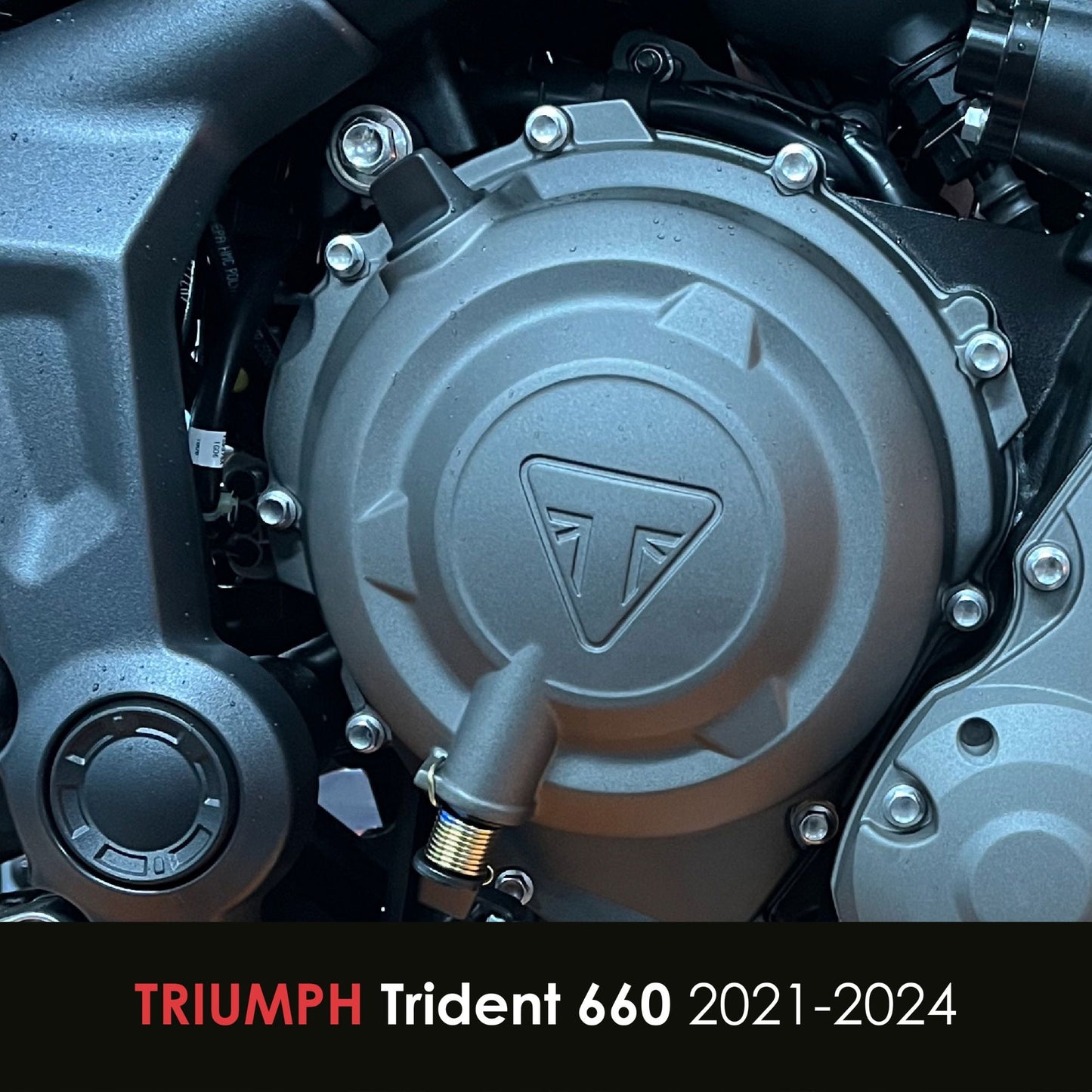 Trident 660 & Tiger 660 Secondary Clutch Cover 2021-2025