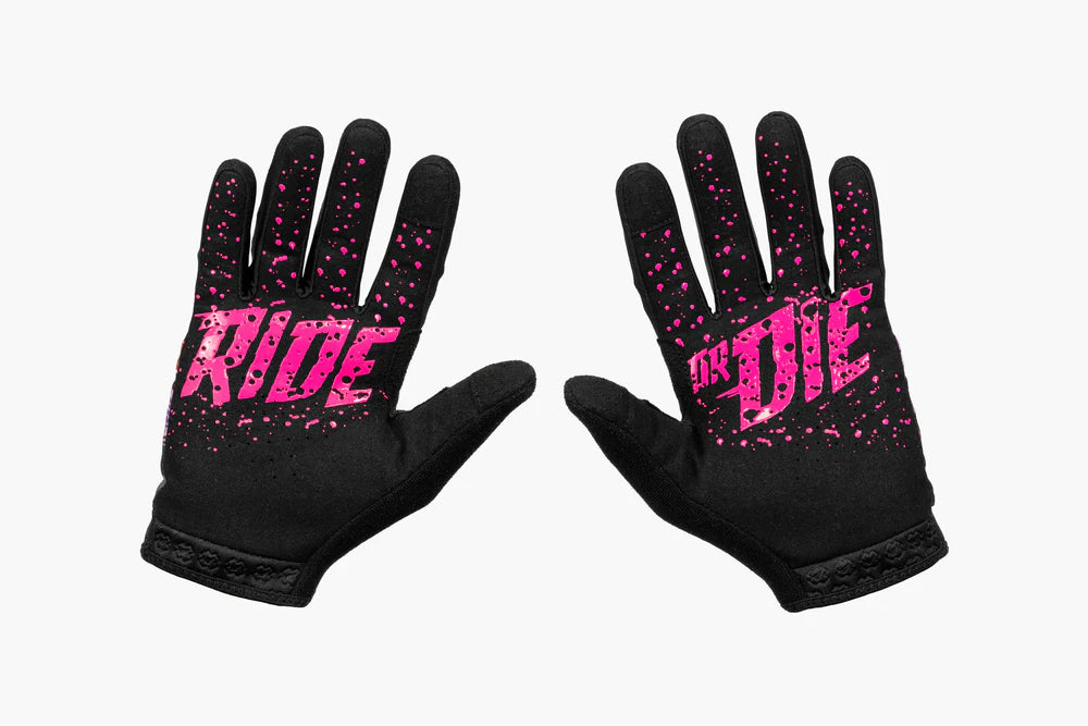 Muc-Off Youth Rider Gloves - Shred Hot Chilli Pepper-Kids Size YL-MTB-MOTO-BMX Free Shipping