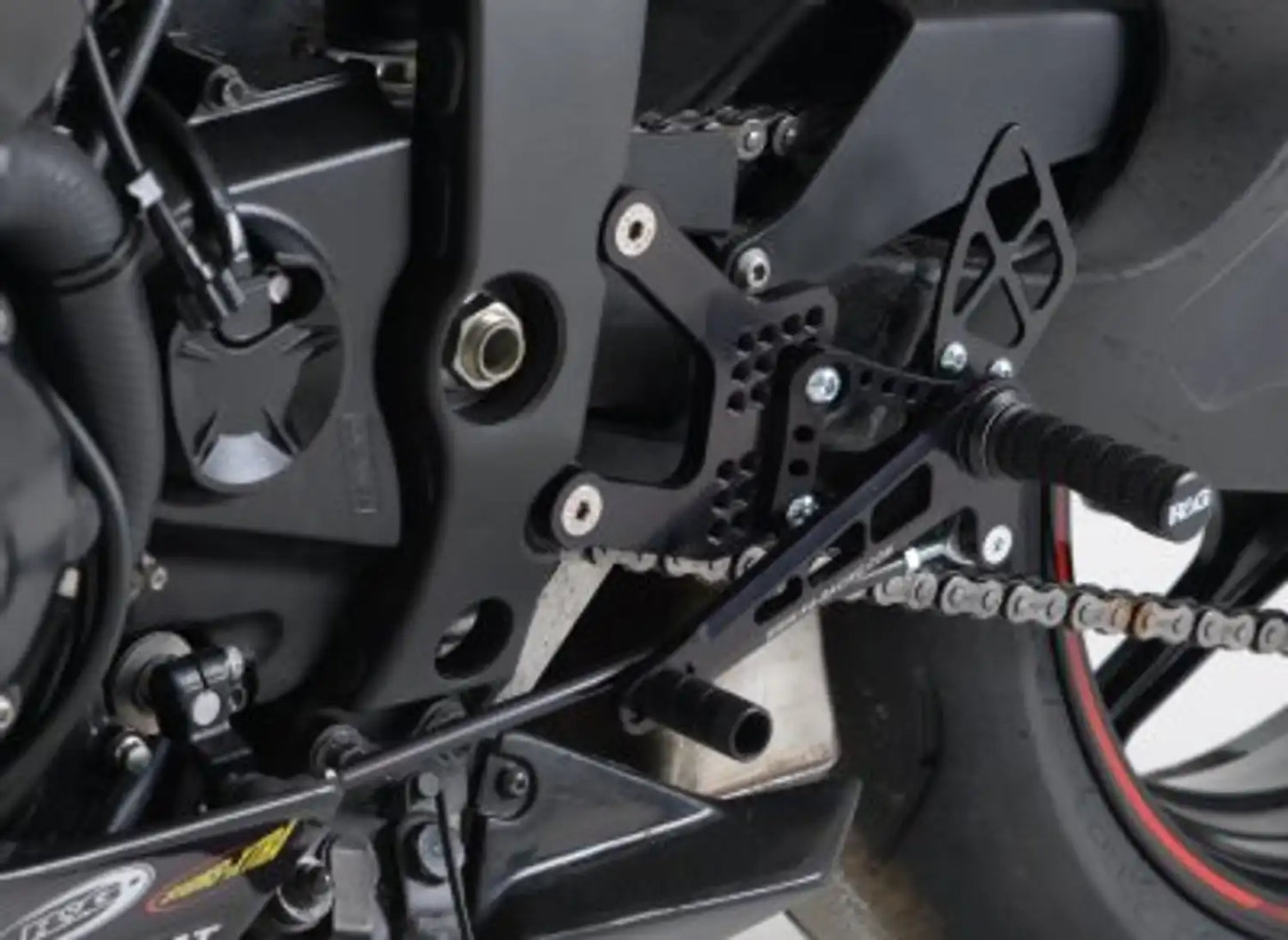 Adjustable Rearsets for Kawasaki ZX6R ('2007- ) RACE SETUP