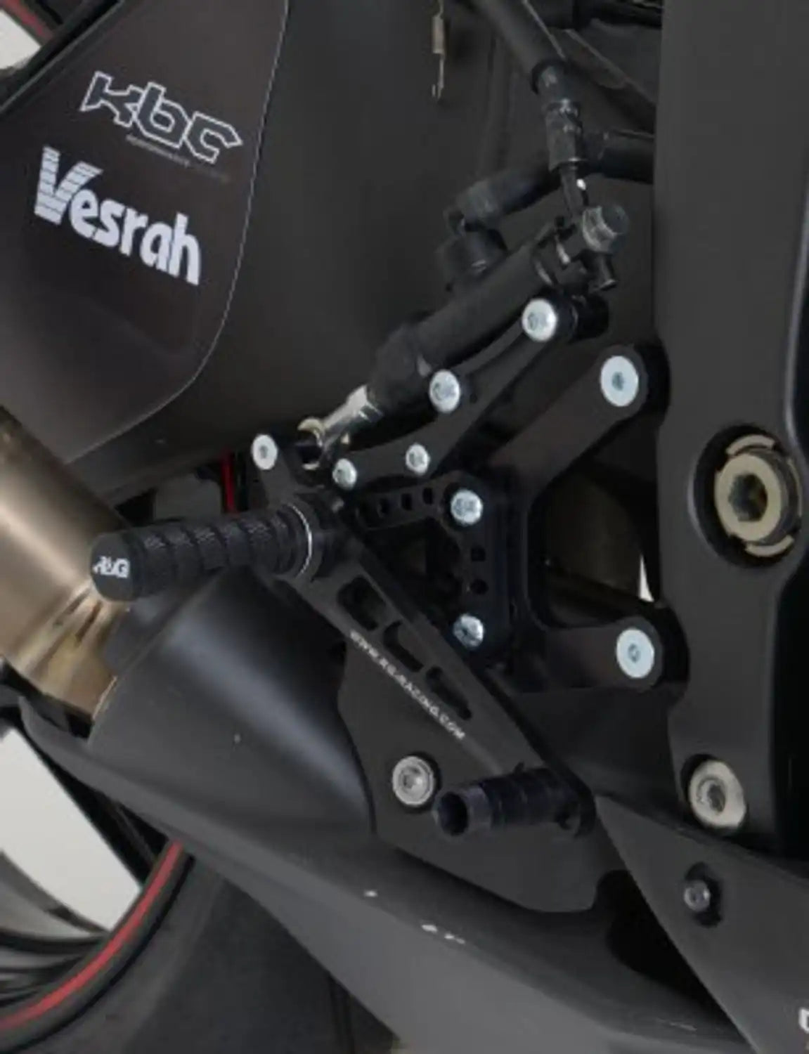 Adjustable Rearsets for Kawasaki ZX6R ('2007- ) RACE SETUP