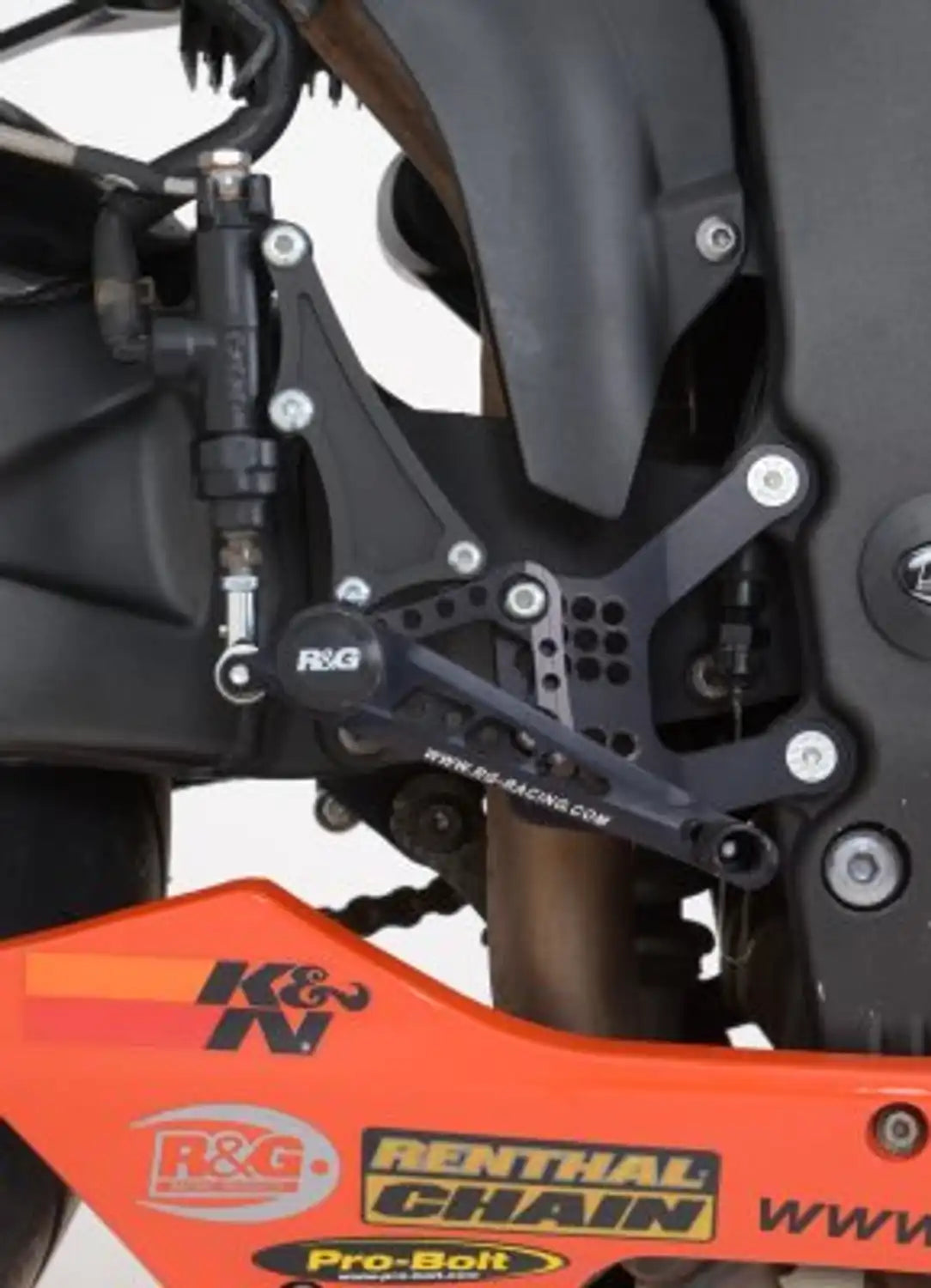 Adjustable Rearsets for Kawasaki ZX6R ('2007- ) RACE SETUP