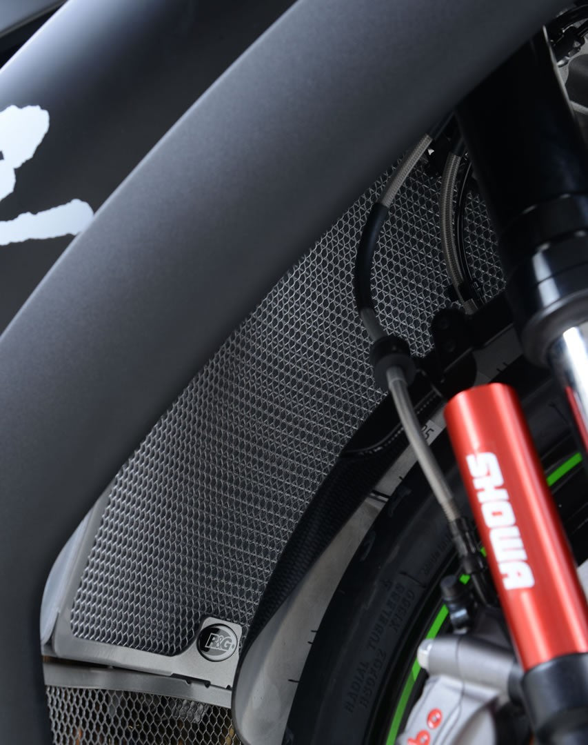 Radiator Guards for Kawasaki ZX10R '08-'20 Titanium finish