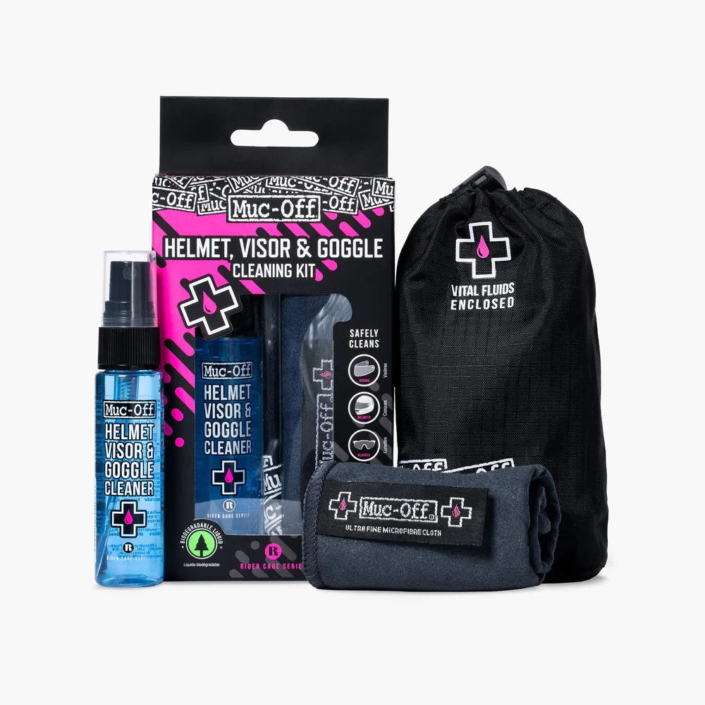 Muc-Off Helmet, Visor And Goggle Cleaning Kit Gift Set