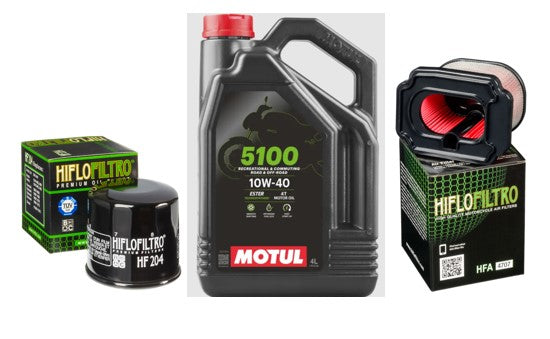 Service Kit Yamaha MT-07 2016-2024 Oil & Air Motul 5100 -10W/40