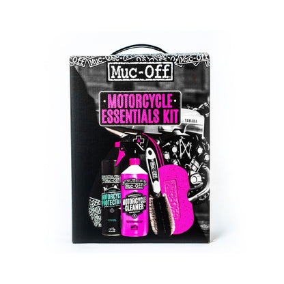 Muc-Off Motorcycle Essentials Cleaning and Protection Kit Free Del