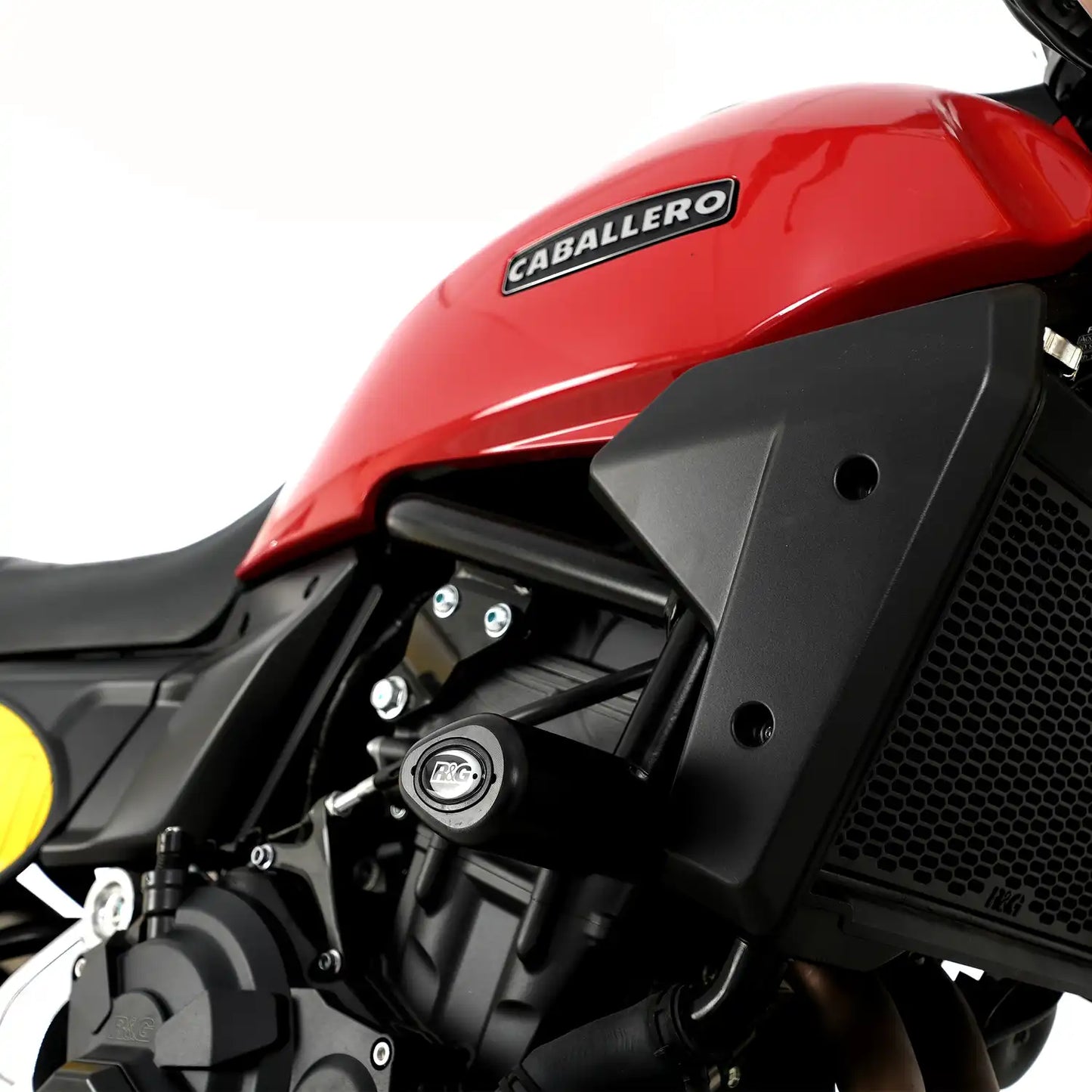 R&G Aero Crash Protectors for Yamaha MT-07 '14- (FZ-07), XSR700 '16-, Fantic Caballero 700 '23- and Tracer 700 '16-'20 (FJ-07)