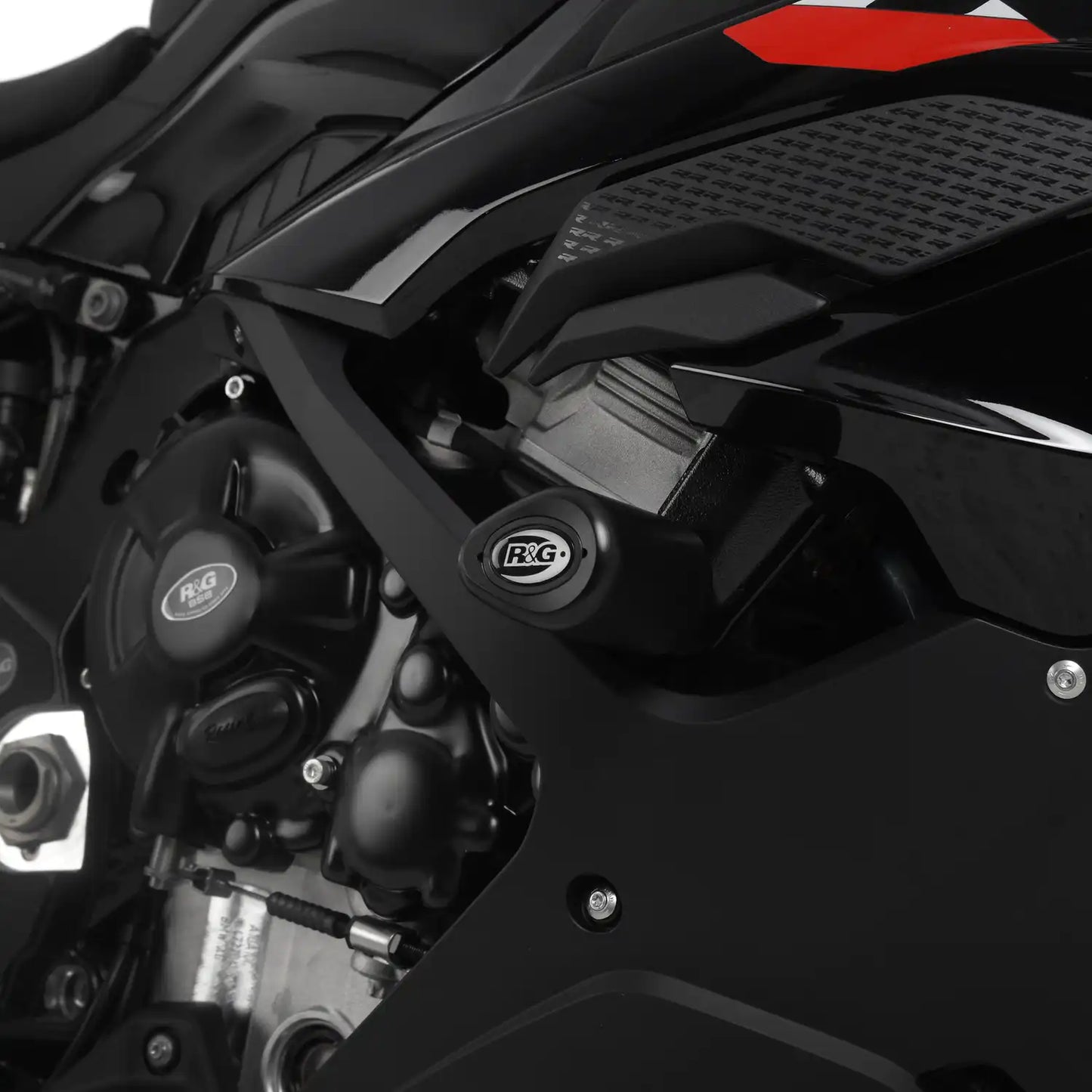 R&G Crash Protectors Black - Aero Style (SYMMETRICAL Kit) BMW M1000R 2023 - 2024
