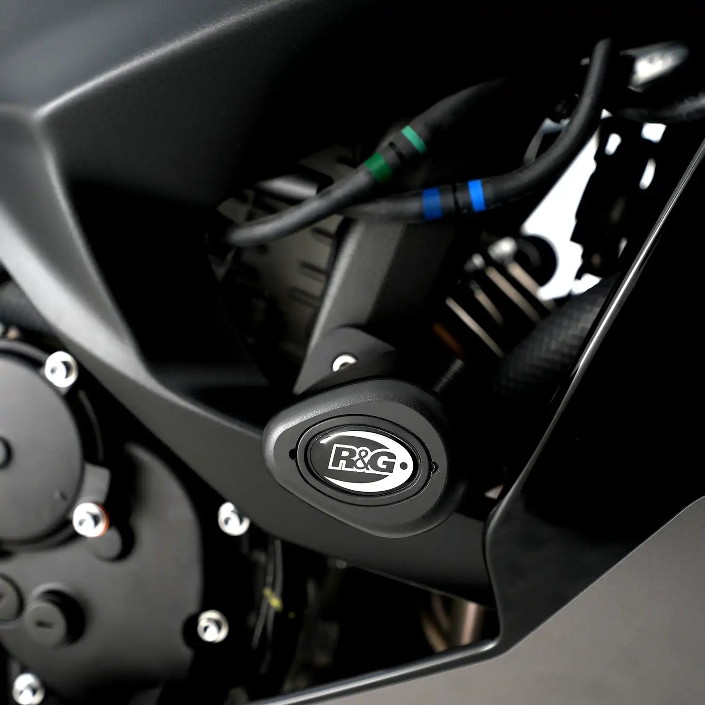 R&G Aero Style (Non-Drill) Crash Protectors for Kawasaki ZX6-R 2024 onwards