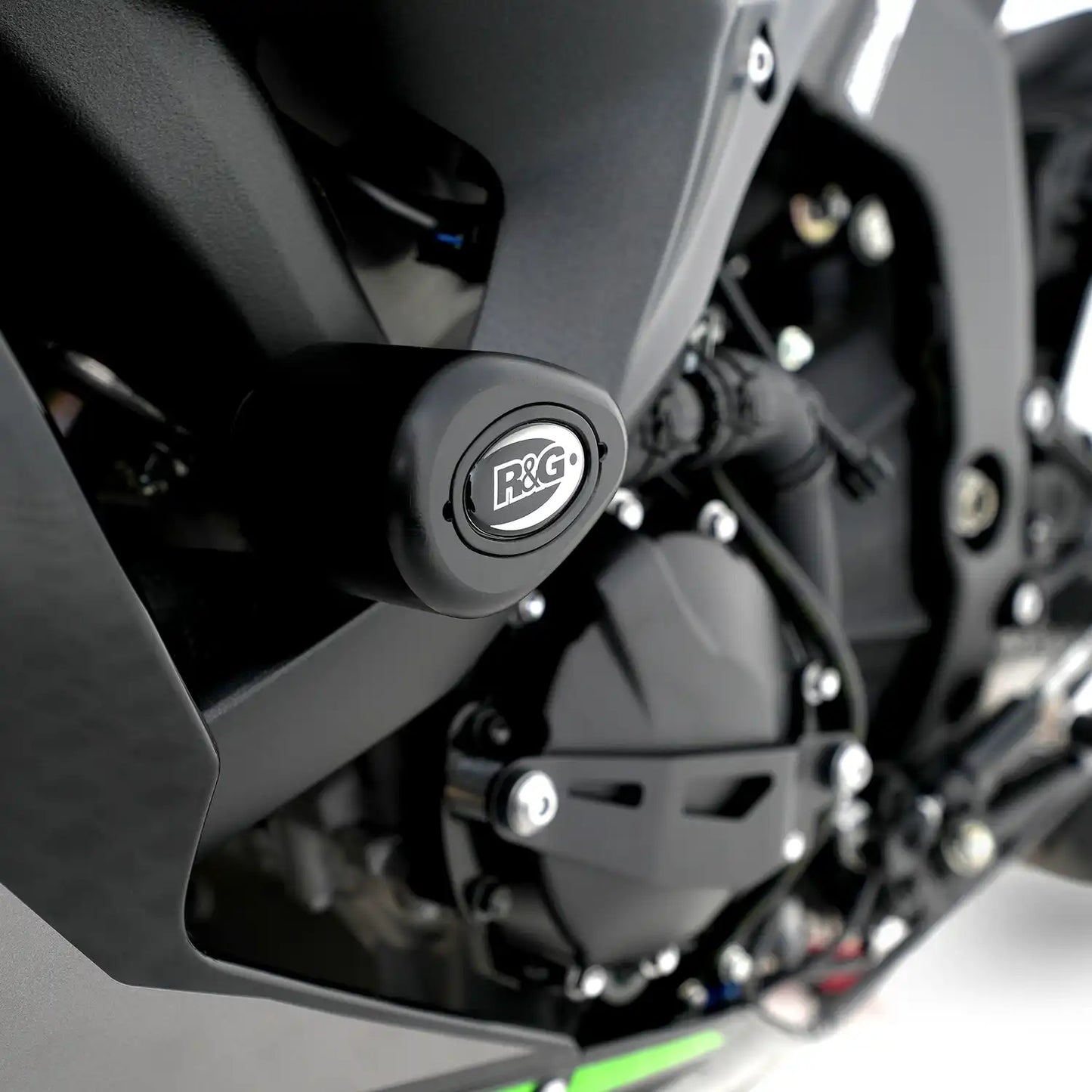 R&G Aero Style (Non-Drill) Crash Protectors for Kawasaki ZX6-R 2024 onwards