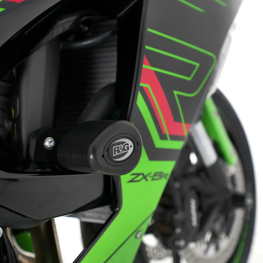R&G Aero Style (Non-Drill) Crash Protectors for Kawasaki ZX6-R 2024 onwards