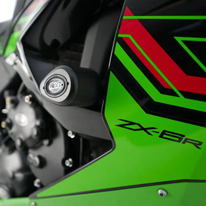 R&G Aero Style (Non-Drill) Crash Protectors for Kawasaki ZX6-R 2024 onwards