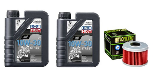Service Kit Honda CRF300 L / Rally 2021-25 Oil & Filter Liqui Moly Street 10W30 HF103