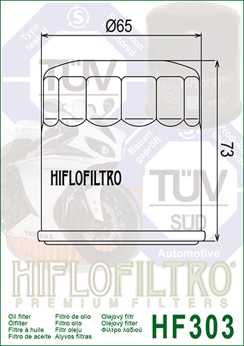 Hiflow HF303 Oil Filter