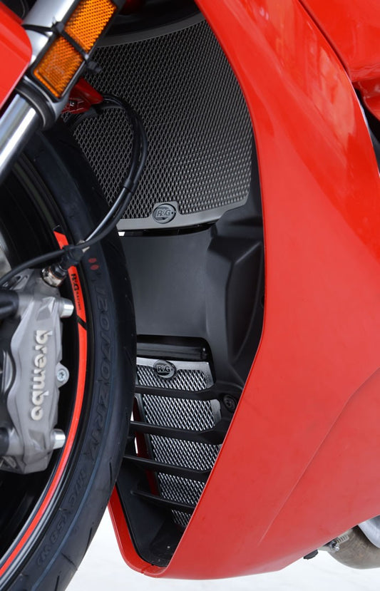 Radiator Guard and Oil Cooler Guard Kit for Ducati Supersport (S) '17-'20 & Supersport 950 S '21-  Black