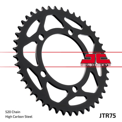 JT 44 Teeth Rear Sprocket JTR75.44 for <<< 520 Chain Conversion BMW S1000 RR 2009 to 2024