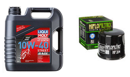 Service Kit Yamaha MT-09 2016-2024 Oil  10W/40 4T LMoly