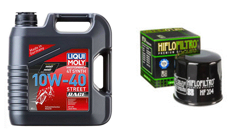 Service Kit Yamaha MT-09 2016-2024 Oil  10W/40 4T LMoly