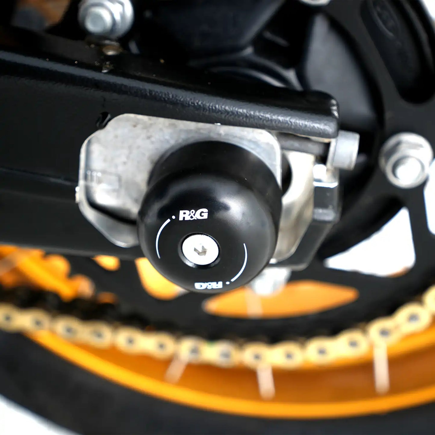 R&G Swingarm Protectors for multiple BMW, Suzuki & Yamaha models & Voge DS900X '24-‘