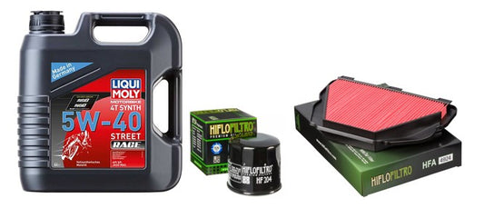Service Kit Yamaha YZF-R1 2015-2024 Oil & Air 5W/40 LMoly 4T Synth