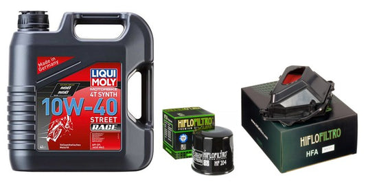 Service Kit Yamaha YZF-R6 2017-2024 Oil & Air 10W/40 LMoly 4T Synth