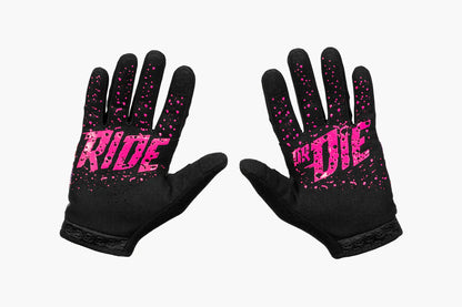 Muc-Off Youth Rider Gloves - Shred Hot Chilli Pepper-Kids Size YL-MTB-MOTO-BMX Free Shipping