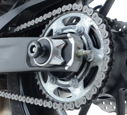 R&G Spindle Sliders for Yamaha MT-07 '14- '24 (FZ-07), XSR700 '16- & R7 '22- models