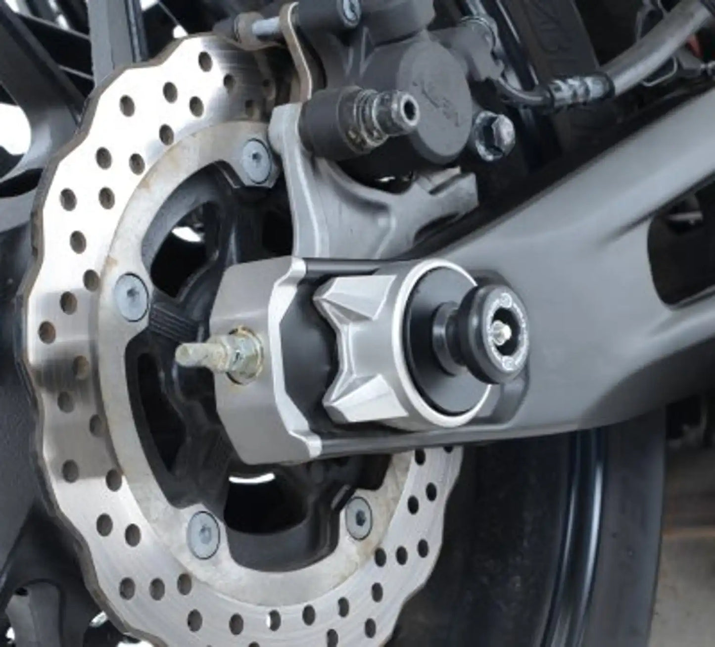 R&G Spindle Sliders for Yamaha MT-07 '14- '24 (FZ-07), XSR700 '16- & R7 '22- models