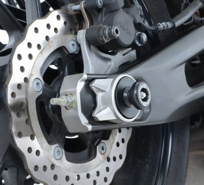R&G Spindle Sliders for Yamaha MT-07 '14- '24 (FZ-07), XSR700 '16- & R7 '22- models