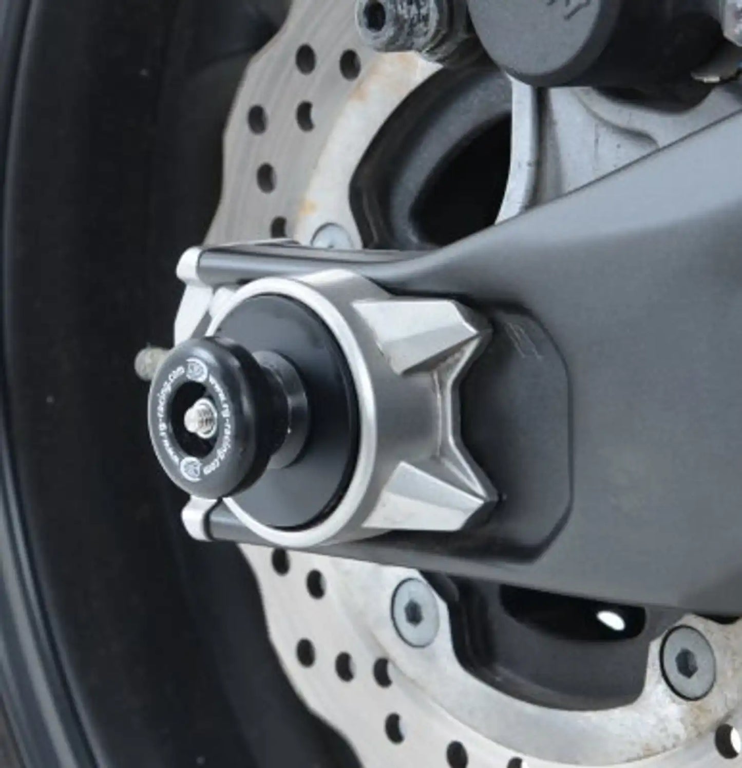 R&G Spindle Sliders for Yamaha MT-07 '14- '24 (FZ-07), XSR700 '16- & R7 '22- models