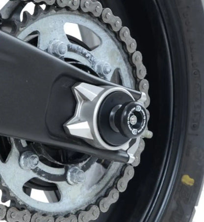 R&G Spindle Sliders for Yamaha MT-07 '14- '24 (FZ-07), XSR700 '16- & R7 '22- models