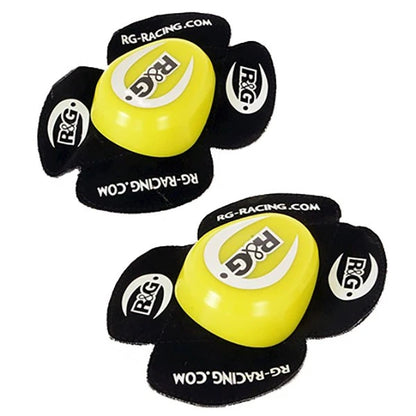 R&G Aero Knee Sliders (Pair) for Race & Track Days Red, Orange, Yellow & White