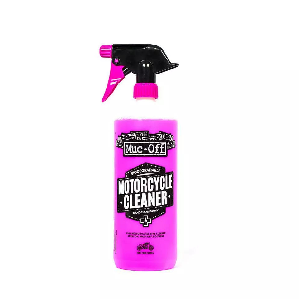 Muc-Off Motorcycle Essentials Cleaning and Protection Kit Free Del